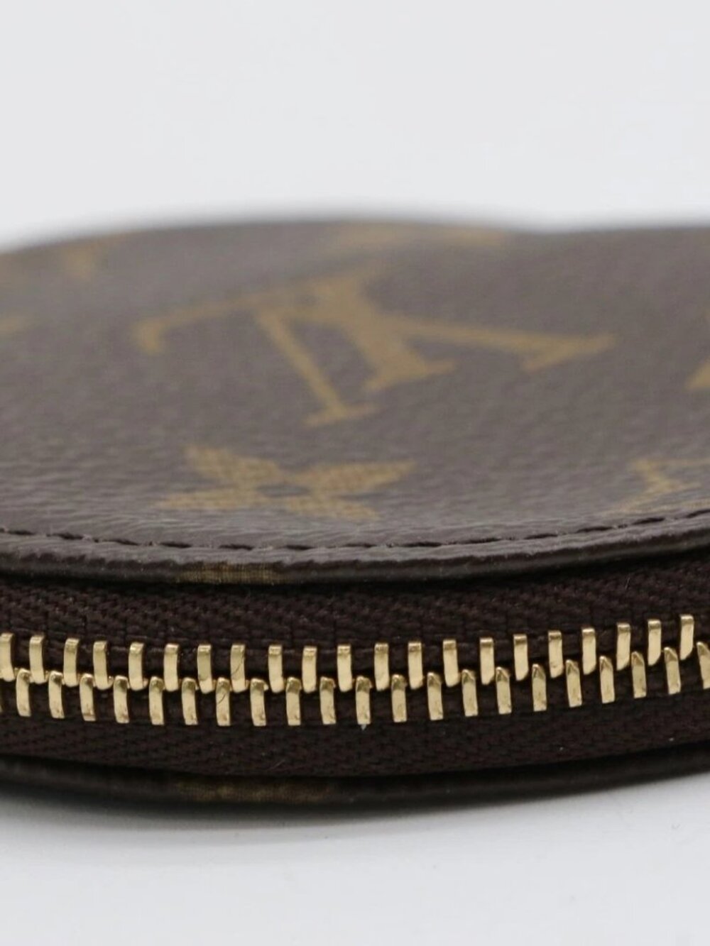 Louis Vuitton Monogram Round Coin Purse Wallet - Brown - Picture 12 of 16